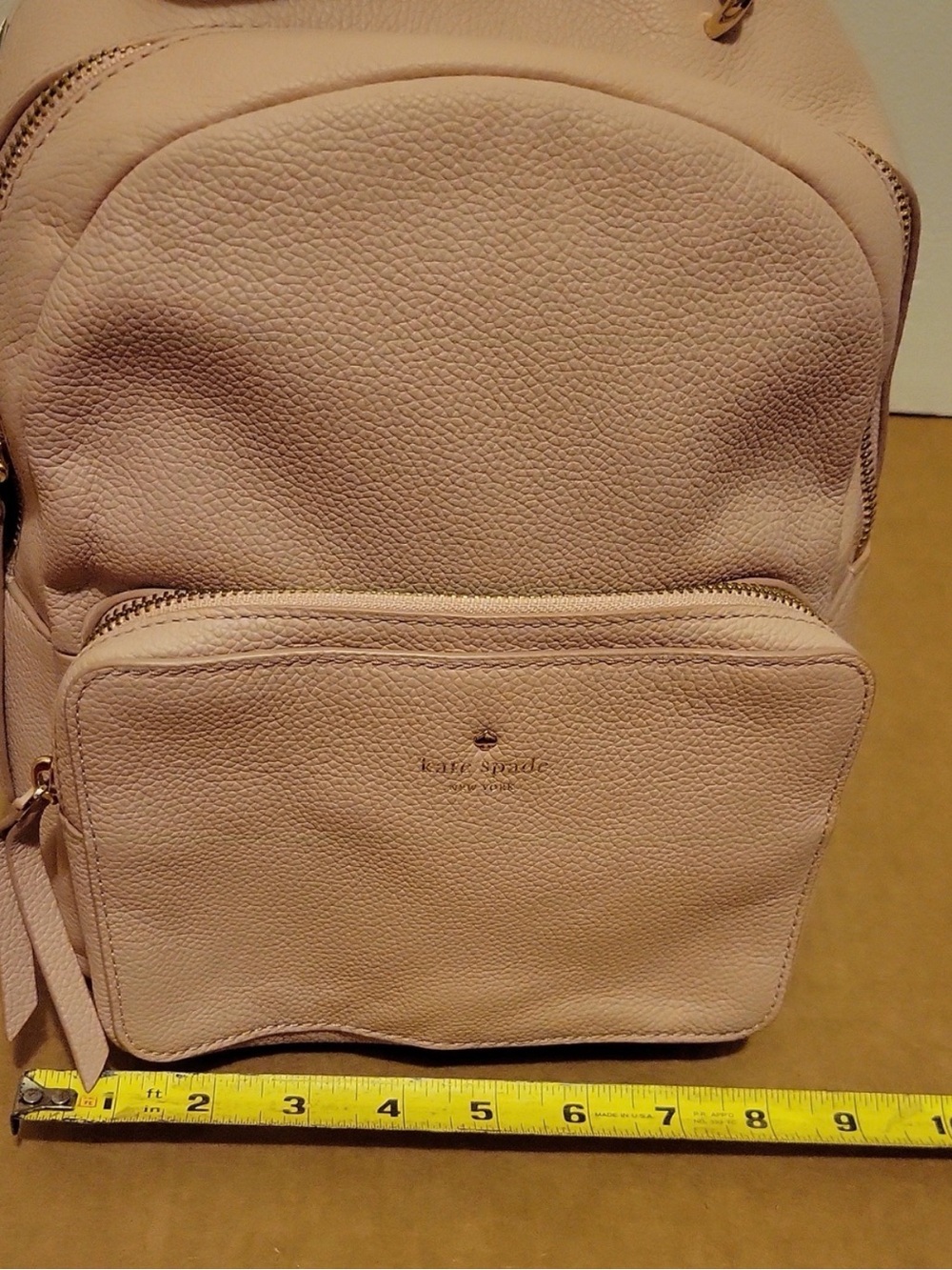 kate spade Blush Pebbled Leather Mini Backpack